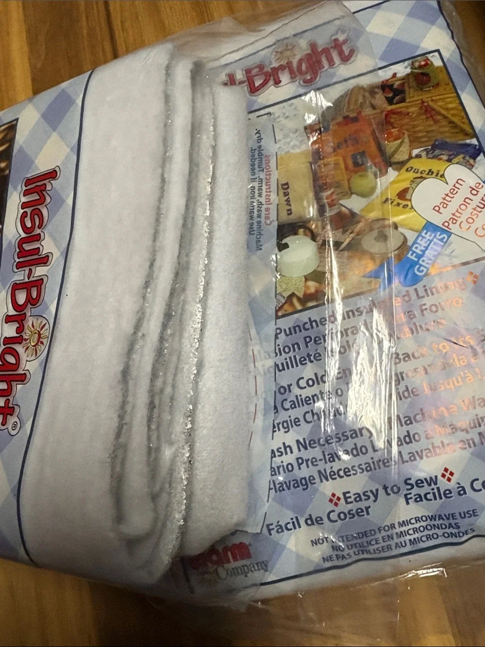 Insul-Bright Needle Punched Insulated Lining - White (2 Packs)